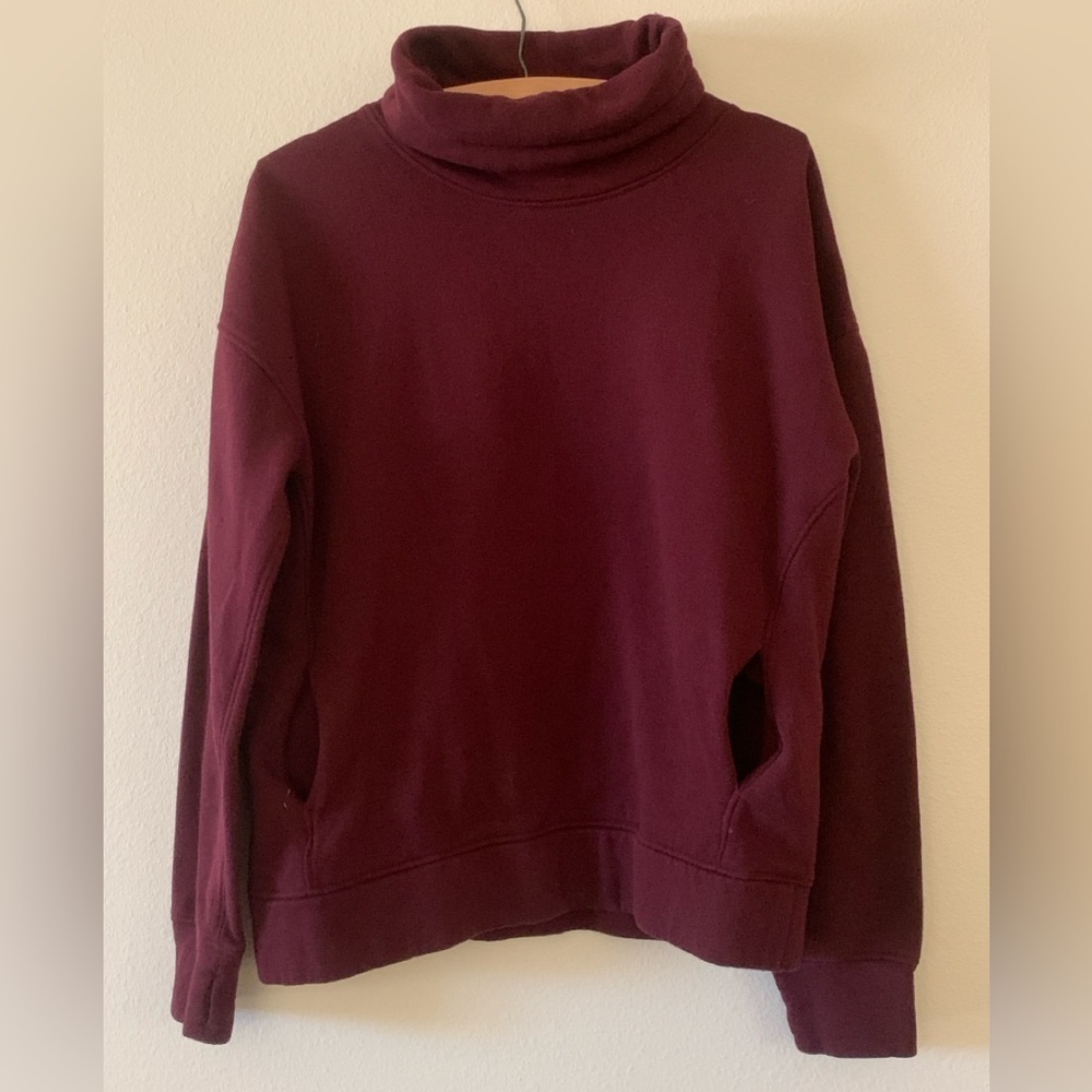 Reflex Women's Burgundy Turtleneck Sweater